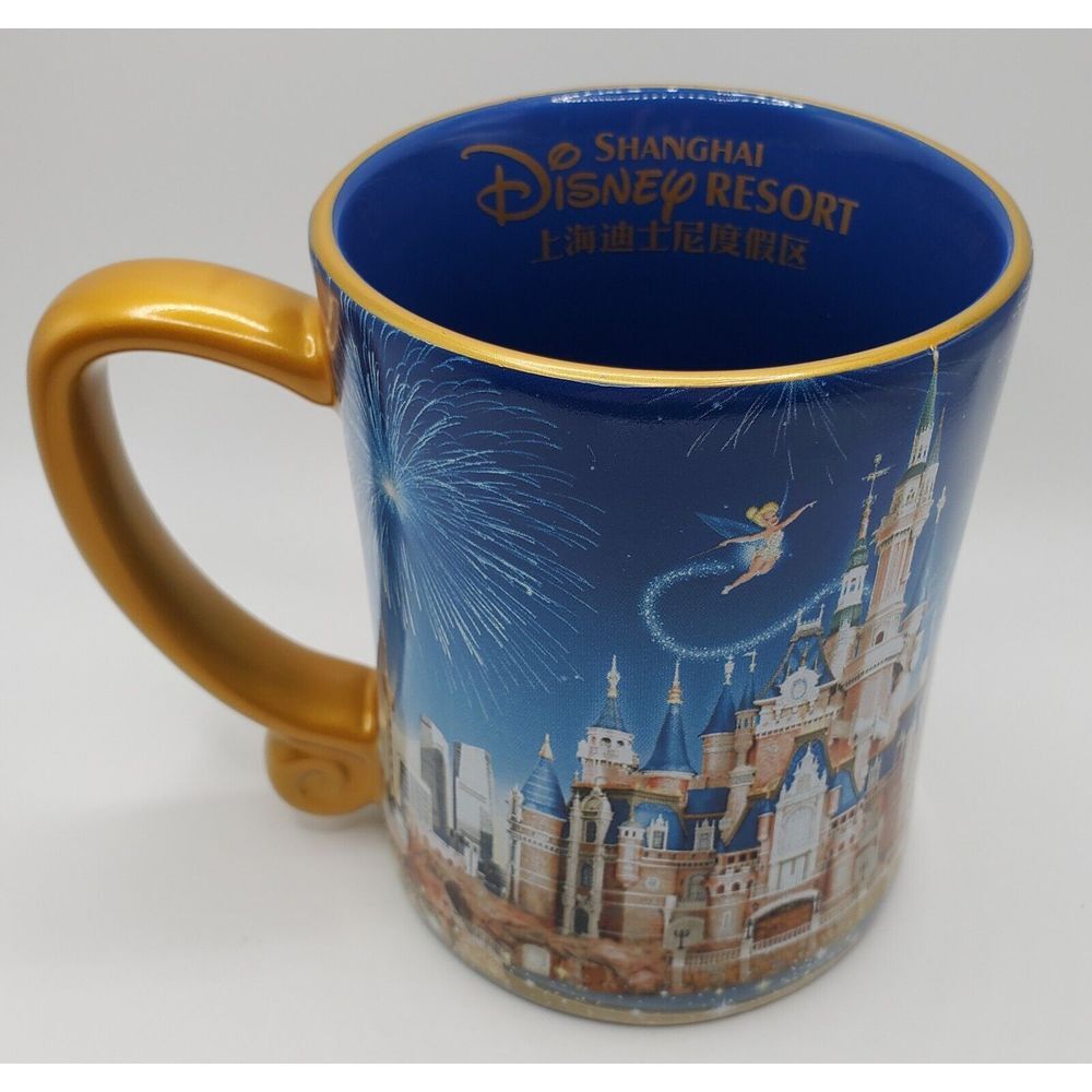 Authentic Shanghai Disney Resort Grand Opening Coffee Mug Mickey Minnie Castle